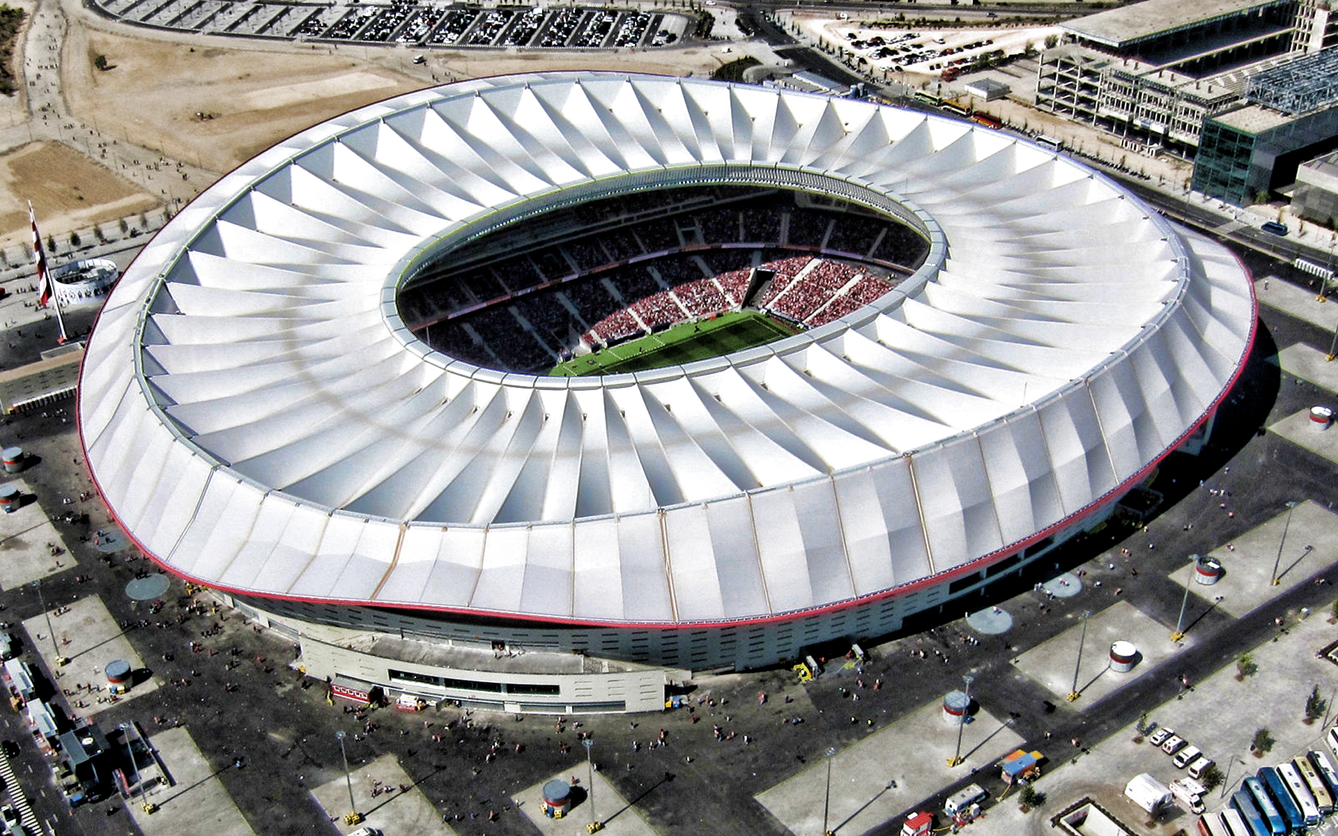 Stadion uz yangiliklar. Ванда Метрополитано стадион. Стадион Атлетико Мадрид Ванда Метрополитано. Метрополитано стадион Мадрид. Ванда Метрополитано Мадрид.