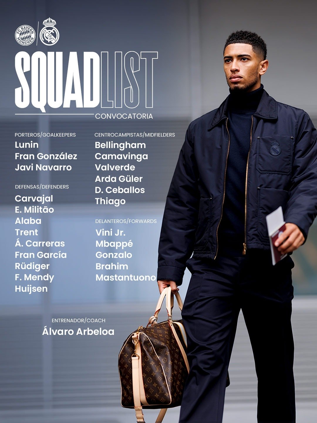 "Real"ning "Bavariya"ga qarshi javob o‘yini uchun qaydnomasi e’lon qilindi (foto) "Real"ning "Bavariya"ga qarshi javob o‘yini uchun qaydnomasi e’lon qilindi (foto)