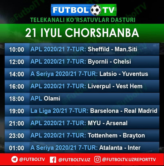 Futbol tv uz прямой