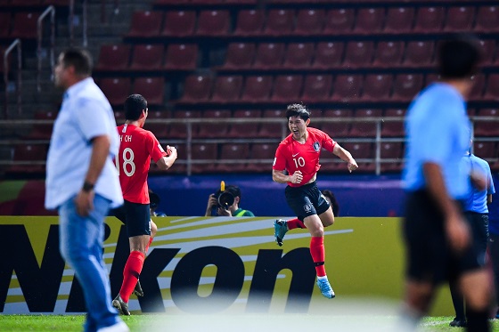 AFC U-23. Жанубий Корея Иорданияни енгиб, ярим финалга йўл олди